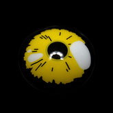 Lentes de contacto de color amarillo para cosplay Lobelia Verónica